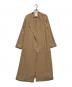 ESTNATION（エストネーション）の古着「ノーカラースプリングコート」｜ベージュ