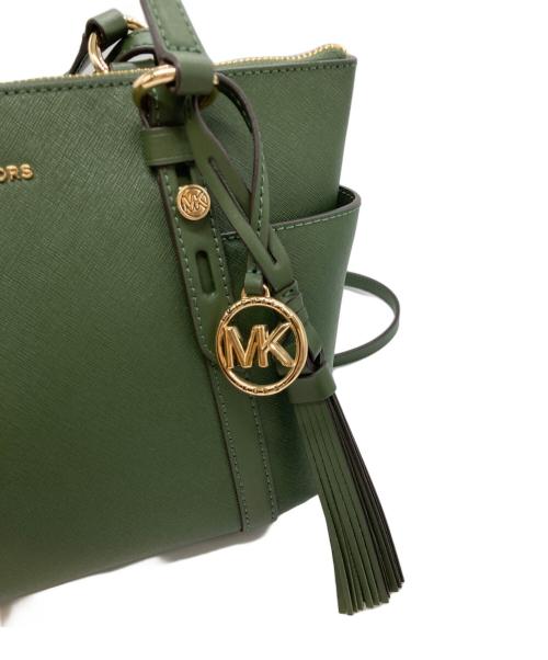 MICHAEL KORS（マイケルコース）MICHAEL KORS (マイケル・コース) 2WAYショルダーバッグ グリーンの古着・服飾アイテム