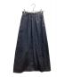 SIWEM (シウム) MARBLE DENIM SKIRT ブラック サイズ:S：3980円