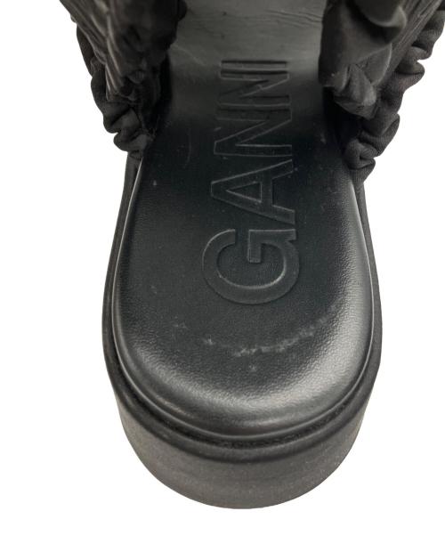GANNI（ガニー）GANNI (ガニー) Smock Flaftorm Sandal ブラック サイズ:36の古着・服飾アイテム