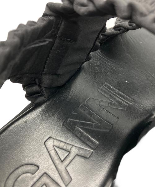 GANNI（ガニー）GANNI (ガニー) Smock Flaftorm Sandal ブラック サイズ:36の古着・服飾アイテム