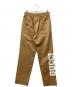 GUCCI (グッチ) Logo-Print Drawstring Track Pants ブラウン サイズ:44：25000円