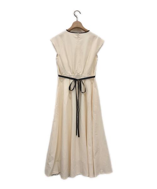 Apuweiser-riche（アプワイザーリッシェ）Apuweiser-riche (アプワイザーリッシェ) ダブルタックフレアーワンピース オフホワイト サイズ:1の古着・服飾アイテム