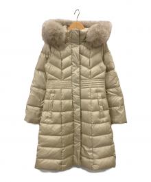 Viaggio Blu（ビアッジョブルー）の古着「ダウンコート」｜ベージュ