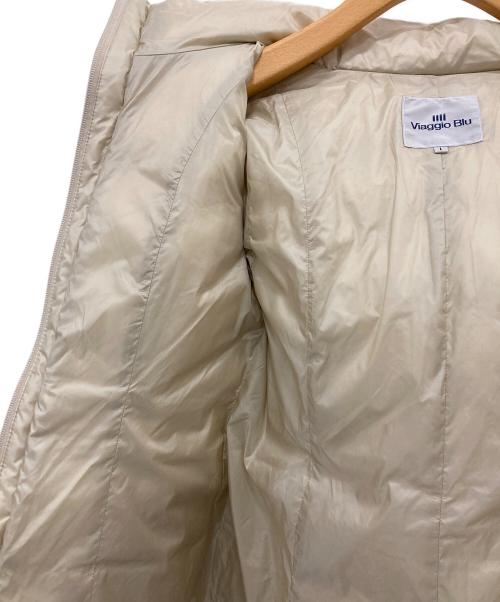 Viaggio Blu（ビアッジョブルー）Viaggio Blu (ビアッジョブルー) ダウンコート ベージュ サイズ:1の古着・服飾アイテム