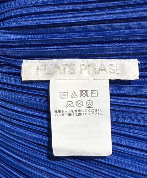 PLEATS PLEASE（プリーツプリーズ）PLEATS PLEASE (プリーツプリーズ) AUGUST プリーツブラウス ブルー サイズ:3の古着・服飾アイテム