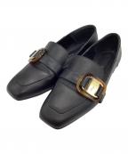 Salvatore Ferragamoサルヴァトーレ フェラガモ）の古着「VARA CHAIN ローファー」｜ブラック