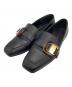 Salvatore Ferragamo（サルヴァトーレ フェラガモ）の古着「VARA CHAIN ローファー」｜ブラック