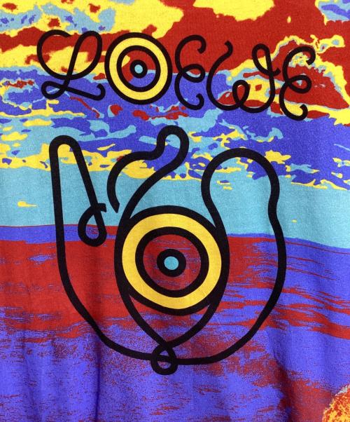 LOEWE（ロエベ）LOEWE (ロエベ) プリントTシャツ レッド サイズ:XSの古着・服飾アイテム