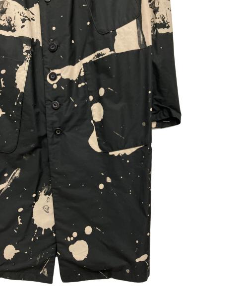 DISTORTION3 by PR-y（ディストーション3）DISTORTION3 by PR-y (ディストーション3) Discharge Print ロングコート ブラック サイズ:2の古着・服飾アイテム