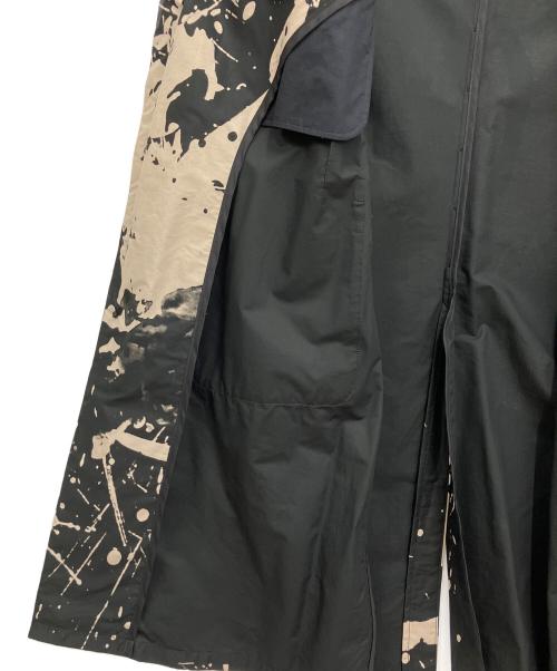 DISTORTION3 by PR-y（ディストーション3）DISTORTION3 by PR-y (ディストーション3) Discharge Print ロングコート ブラック サイズ:2の古着・服飾アイテム