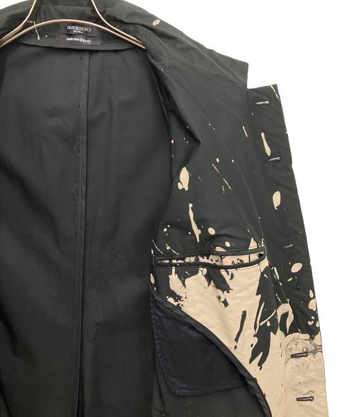 DISTORTION3 by PR-y（ディストーション3）DISTORTION3 by PR-y (ディストーション3) Discharge Print ロングコート ブラック サイズ:2の古着・服飾アイテム
