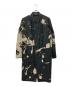 DISTORTION3 by PR-y（ディストーション3）の古着「Discharge Print ロングコート」｜ブラック