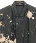 DISTORTION3 by PR-y (ディストーション3) Discharge Print ロングコート ブラック サイズ:2：18000円