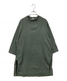 maillot（マイヨ）の古着「カットソーワンピース」｜グリーン