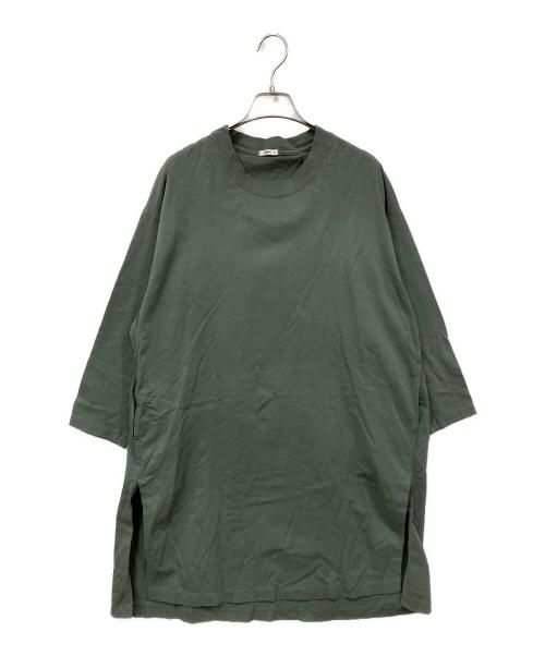 maillot（マイヨ）maillot (マイヨ) カットソーワンピース グリーン サイズ:SIZE 0の古着・服飾アイテム