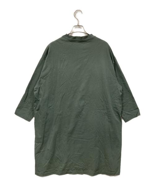 maillot（マイヨ）maillot (マイヨ) カットソーワンピース グリーン サイズ:SIZE 0の古着・服飾アイテム