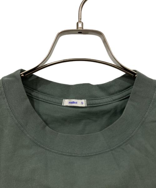 maillot（マイヨ）maillot (マイヨ) カットソーワンピース グリーン サイズ:SIZE 0の古着・服飾アイテム