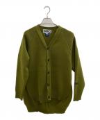 CDG×Lochaven Of Scotlandシーディージー×ロックエーベン オブ スコットランド）の古着「アクリルカーディガン」｜オリーブ