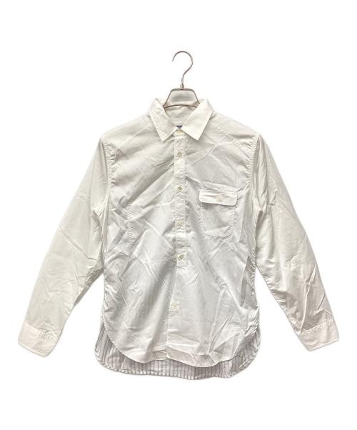 JUNYA WATANABE COMME des GARCONS MAN（ジュンヤ ワタナベ コム デ ギャルソン マン）JUNYA WATANABE COMME des GARCONS MAN (ジュンヤ ワタナベ コム デ ギャルソン マン) コットンリネン切替シャツ ホワイト サイズ:Sの古着・服飾アイテム
