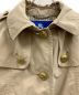 中古・古着 BURBERRY BLUE LABEL (バーバリーブルーレーベル) トレンチコート ベージュ サイズ:38：11000円