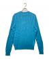 BROOKS BROTHERS (ブルックスブラザーズ) スーピマコットンケーブルニット ブルー サイズ:xs：7000円