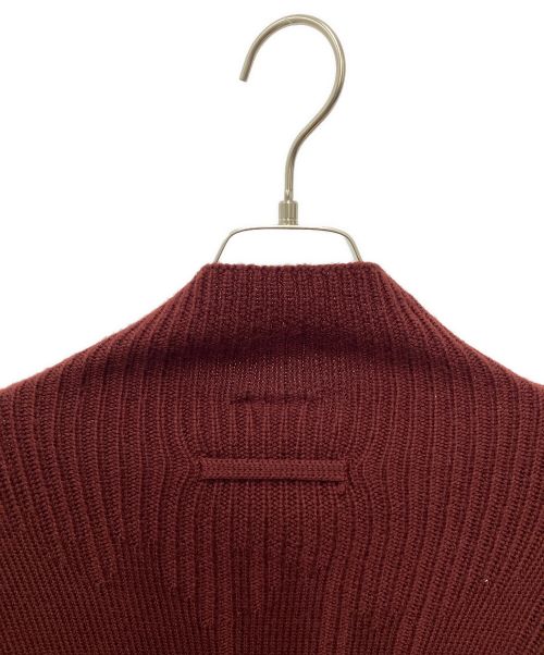 Jean Paul Gaultier homme（ジャンポールゴルチェオム）Jean Paul Gaultier homme (ジャンポールゴルチェオム) ドライバーズニット ボルドー サイズ:Lの古着・服飾アイテム