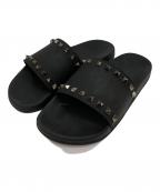 VALENTINO GARAVANIヴァレンティノ・ガラヴァーニ）の古着「スタッズサンダル」｜ブラック