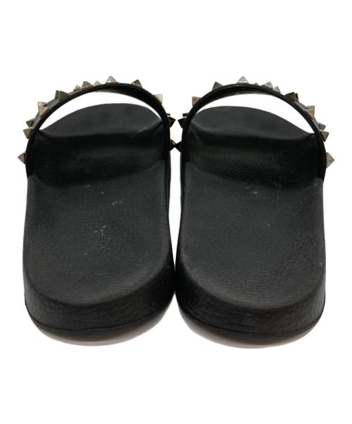 VALENTINO GARAVANI（ヴァレンティノ・ガラヴァーニ）VALENTINO GARAVANI (ヴァレンティノ・ガラヴァーニ) スタッズサンダル ブラック サイズ:41の古着・服飾アイテム