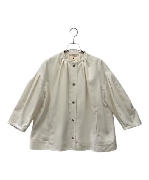 LOHEN（ローヘン）LOHEN (ローヘン) フォルムスリーブショートジャケット アイボリー サイズ:F　の古着・服飾アイテム