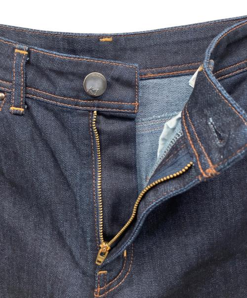 K.T KIYOKO TAKASE（ケーティー キヨコタカセ）K.T KIYOKO TAKASE (ケーティー キヨコタカセ) 中空ストレッチデニム ワイドデニムパンツ インディゴ サイズ:11の古着・服飾アイテム