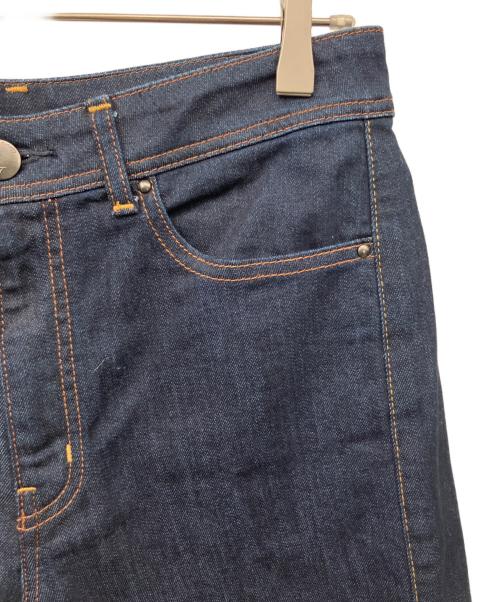 K.T KIYOKO TAKASE（ケーティー キヨコタカセ）K.T KIYOKO TAKASE (ケーティー キヨコタカセ) 中空ストレッチデニム ワイドデニムパンツ インディゴ サイズ:11の古着・服飾アイテム