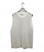 ANAYIアナイ）の古着「和紙メッシュロングジレ」｜ホワイト