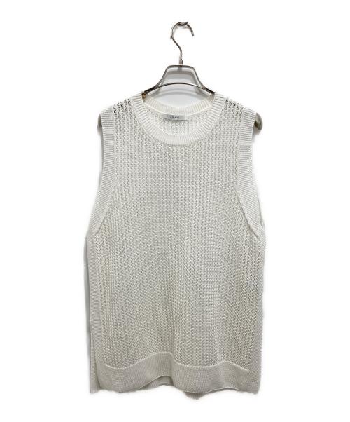 ANAYI（アナイ）ANAYI (アナイ) 和紙メッシュロングジレ ホワイト サイズ:38の古着・服飾アイテム