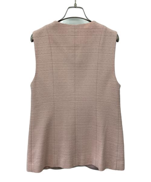 ANAYI（アナイ）ANAYI (アナイ) コットンオックスパッチポケットジレ ピンク サイズ:38の古着・服飾アイテム