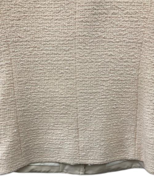 ANAYI（アナイ）ANAYI (アナイ) フラッフィーツイード4ポケットジレ ピンク サイズ:38の古着・服飾アイテム