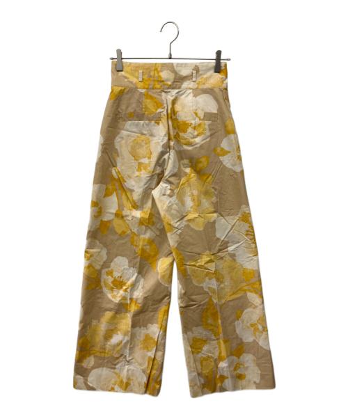 leur logette（ルールロジェット）leur logette (ルールロジェット) ピナフラワー ワイドパンツ ベージュ サイズ:1の古着・服飾アイテム
