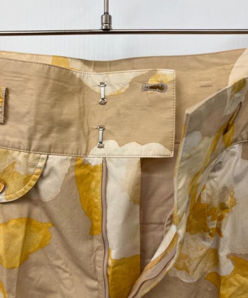 leur logette（ルールロジェット）leur logette (ルールロジェット) ピナフラワー ワイドパンツ ベージュ サイズ:1の古着・服飾アイテム