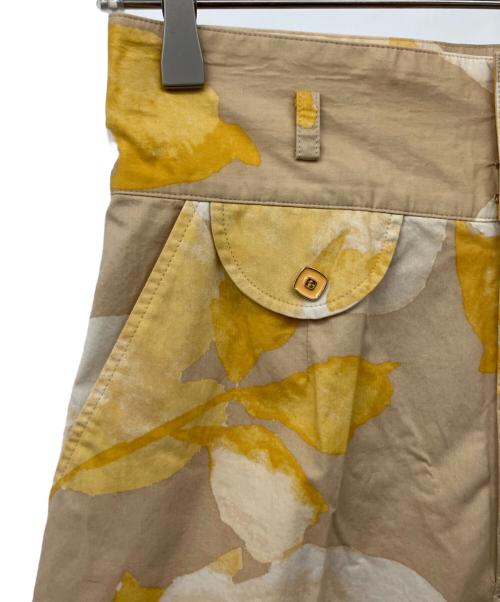 leur logette（ルールロジェット）leur logette (ルールロジェット) ピナフラワー ワイドパンツ ベージュ サイズ:1の古着・服飾アイテム