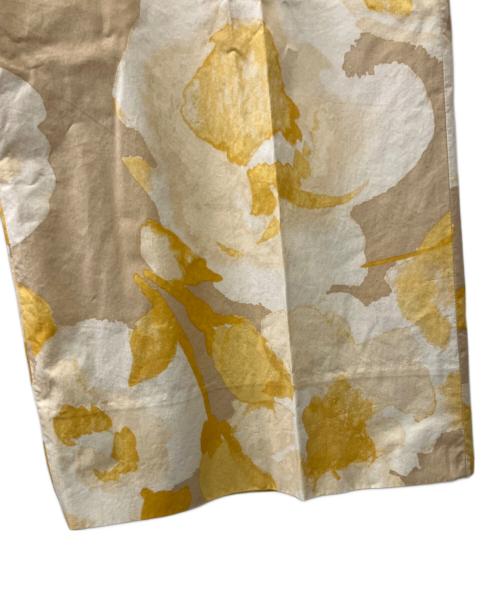 leur logette（ルールロジェット）leur logette (ルールロジェット) ピナフラワー ワイドパンツ ベージュ サイズ:1の古着・服飾アイテム