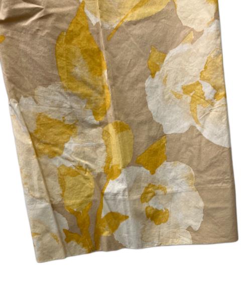 leur logette（ルールロジェット）leur logette (ルールロジェット) ピナフラワー ワイドパンツ ベージュ サイズ:1の古着・服飾アイテム