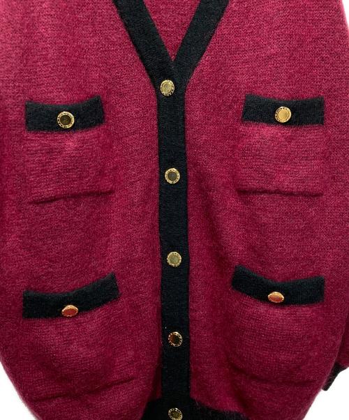 Couture d'adam（クチュールドアダム）COUTURE D'ADAM (クチュールドアダム) モヘヤ混カーディガン パープル サイズ:FREEの古着・服飾アイテム