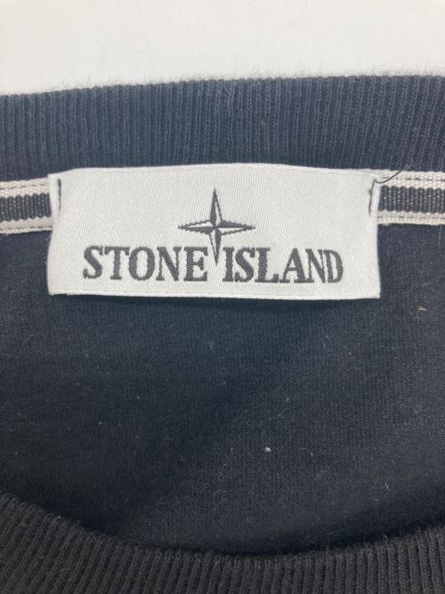 STONE ISLAND（ストーンアイランド）STONE ISLAND (ストーンアイランド) STITCHES TWO EMBROIDERY ブラック サイズ:Mの古着・服飾アイテム
