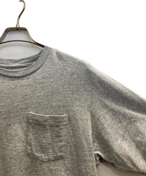 SUPREME（シュプリーム）SUPREME (シュプリーム) S/S Pocket Tee グレー サイズ:Мの古着・服飾アイテム