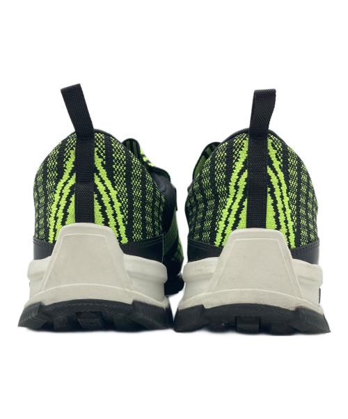 PRADA（プラダ）PRADA (プラダ) Crossection Slio-op グリーン×ブラック サイズ:8 1/2の古着・服飾アイテム