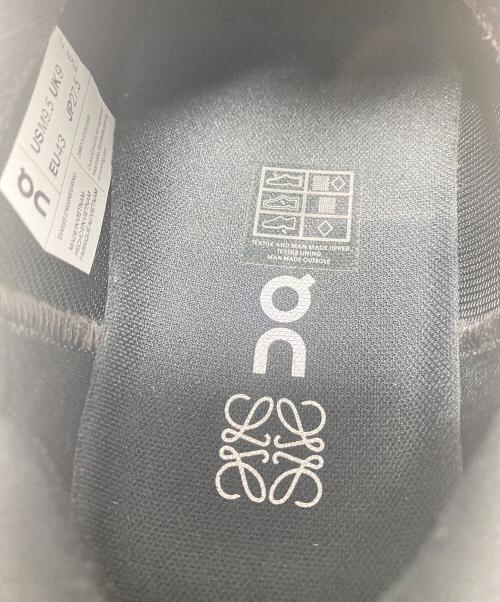 on（オン）on (オン) LOEWE (ロエベ) 24SS CLOUDTILT Sneaker（クラウドディルトスニーカー） ブラック サイズ:27.5の古着・服飾アイテム