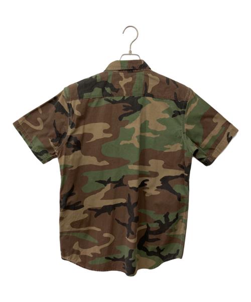 RRL（ダブルアールエル）RRL (ダブルアールエル) Ron Herman (ロンハーマン) Craftman Short Sleeve Shirt オリーブ サイズ:M　　の古着・服飾アイテム