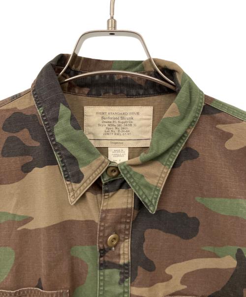 RRL（ダブルアールエル）RRL (ダブルアールエル) Ron Herman (ロンハーマン) Craftman Short Sleeve Shirt オリーブ サイズ:M　　の古着・服飾アイテム