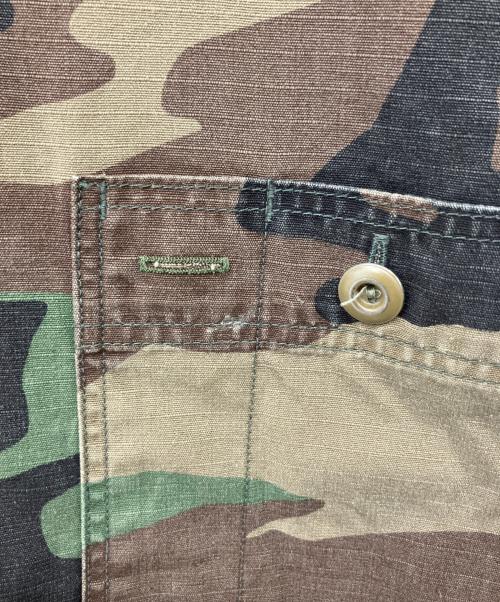 RRL（ダブルアールエル）RRL (ダブルアールエル) Ron Herman (ロンハーマン) Craftman Short Sleeve Shirt オリーブ サイズ:M　　の古着・服飾アイテム