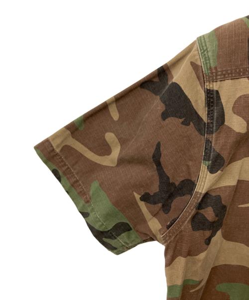 RRL（ダブルアールエル）RRL (ダブルアールエル) Ron Herman (ロンハーマン) Craftman Short Sleeve Shirt オリーブ サイズ:M　　の古着・服飾アイテム